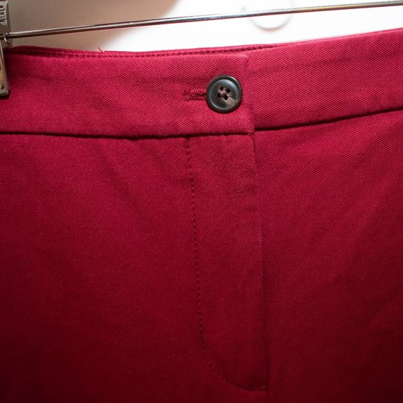 Ann Taylor Wide Leg Palazzo Pants Deep Rust Red Size 0 - Picture 3 of 4